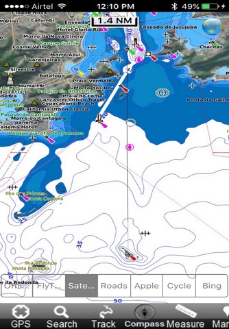 Boating São Sebastião to Salvador - Brazil - gps offline nautical charts for cruising fishing sailing and diving screenshot 3