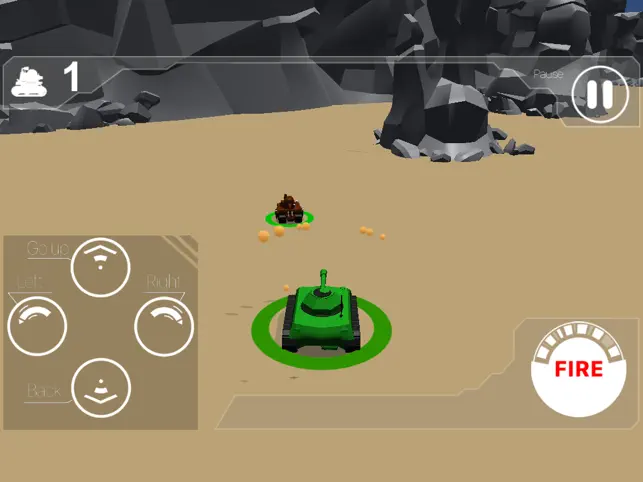 Big Tanks War Free, game for IOS