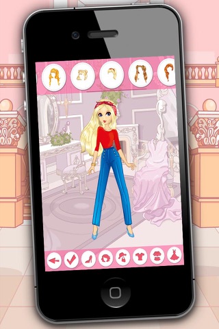 Dress dolls and design models fashion games for girls - Premium screenshot 2