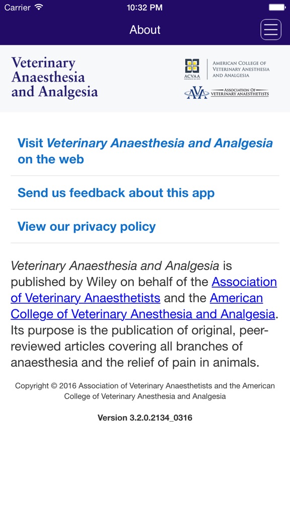 【图】Veterinary Anaesthesia and Analgesia(截图2)