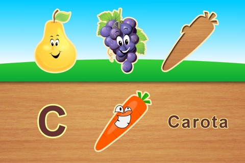 Fruits alphabet for kids - children's preschool learning and toddlers educational game + screenshot 2