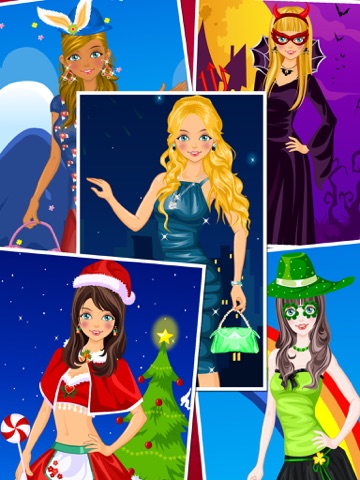 Скриншот из Holiday Dress Up Games - Christmas, Halloween, Easter, New Year and St. Patrick s Day