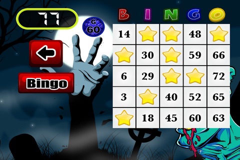 BINGO PRO - Zombie's Grave Bingo Spin Game Adventure! screenshot 2