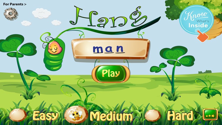 Spelling Bug Hangman Lite- Word Game for kids to learn spelling with phonics screenshot-0