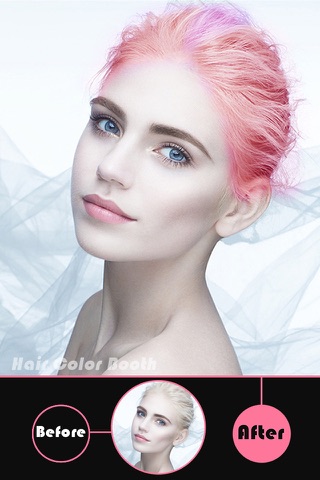 Hair Color Booth Pro - Change Hair Styles to Blonde, Brunette, Brown, Ginger or Any Color screenshot 4