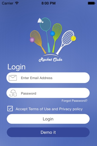 RacketClubs screenshot 2