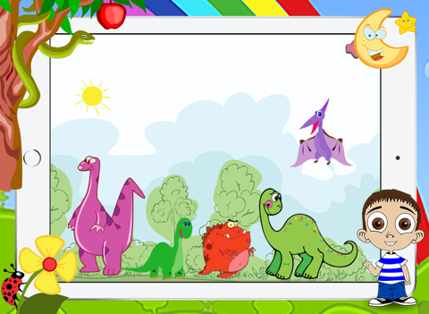 Learning Dinosaur Match and Matching Cards Puzzles Games for Toddlers or Little Kids Games