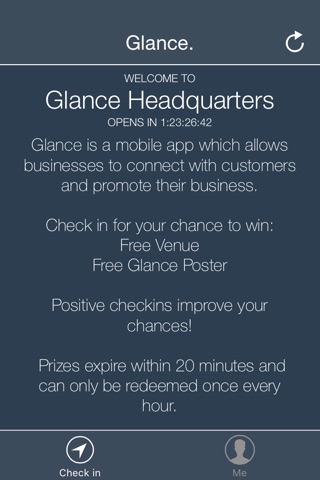 Glance - Check-in and Win. screenshot 2