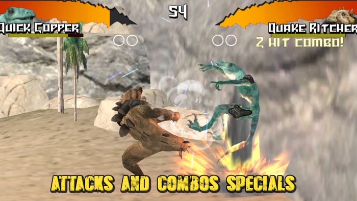 Dinosaurs Free Fighting Game