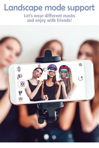 KingOfMask - Live Filters & Face Masks for Video selfies and Photo selfies screenshot 4