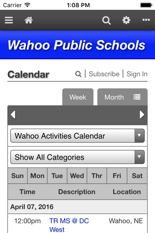 Wahoo Public Schools screenshot 2
