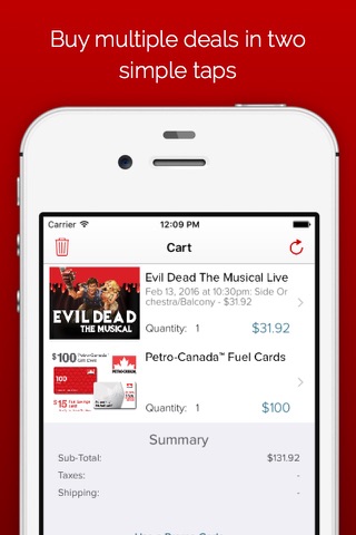 Buytopia: Deals on local restaurants, events, products, spas and more screenshot 4