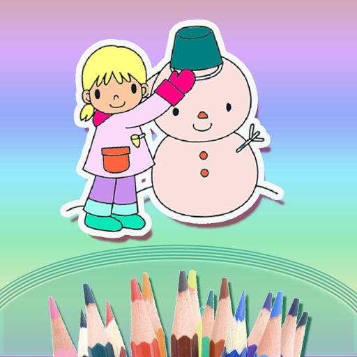 Children's Coloring Books - Drawing & Doodle Four Seasons in Preschool & Kindergarten