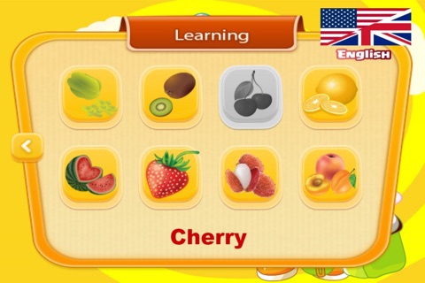 Fruits - Baby School Coloring Flash Cards Memory Quiz Learning Games for Kids screenshot 3