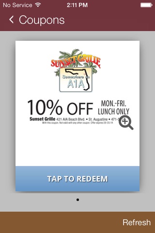 Sunset Grille screenshot 3