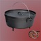We love to use a Dutch Oven to cook on a campout