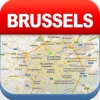 Brussels Offline Map - City Metro Airport