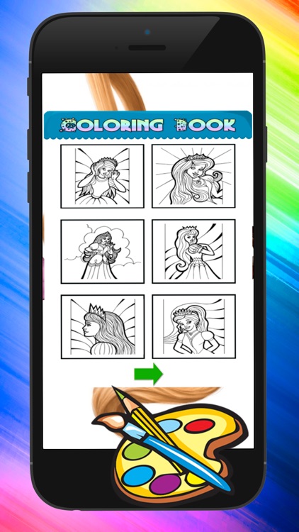 Princess Coloring Pages Coloring Set In Pictures