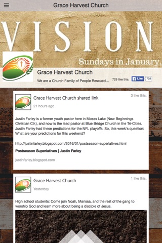 Grace Harvest Church - WA screenshot 2