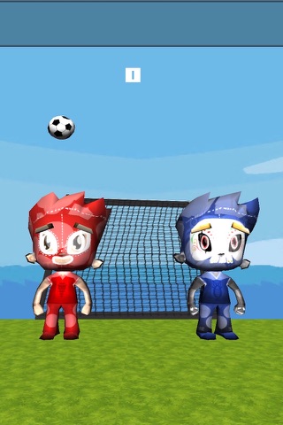 Blocky Football Juggling screenshot 3