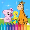 Animals Coloring Book for a Little Preschool Toddler Kids