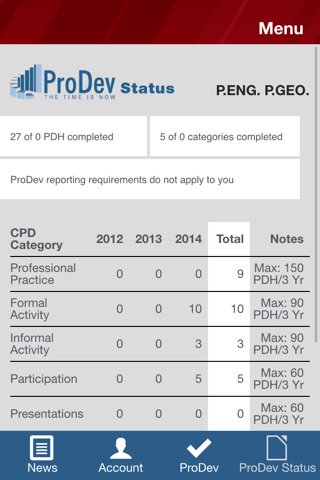 Association of Professional Engineers and Geoscientists of Manitoba screenshot 2