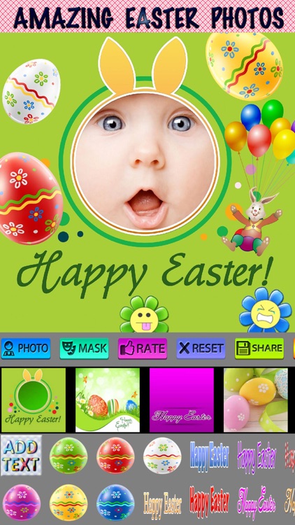 Happy Easter Picture Frames and Stickers screenshot-3