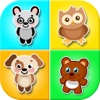Animal Match Puzzle For Kids And Toddler