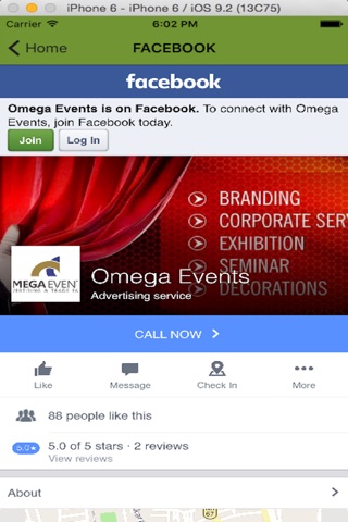 OmegaEvents screenshot 2