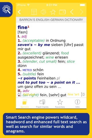 Barron’s German-English Bilingual Dictionary screenshot 2