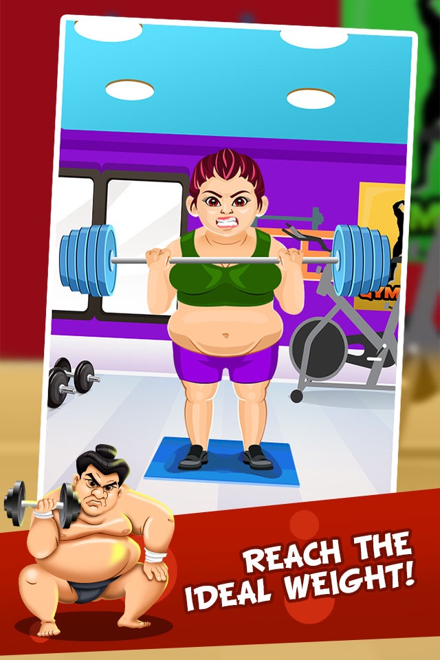 Gym Fit to Fat Race - real run jump-ing & wrestle boxing games for kids! screenshot 2