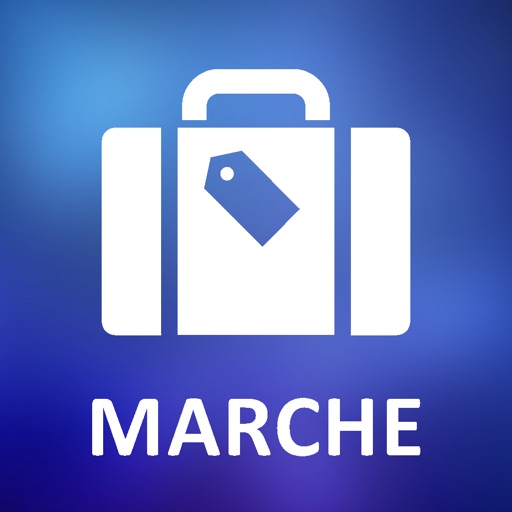 Marche, Italy Detailed Offline Map