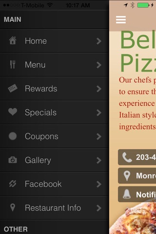 Bella Rosa Pizzeria Ristorante screenshot 2