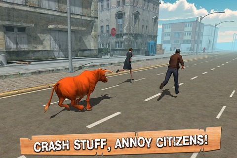 City Rampage Bull Simulator 3D screenshot 2