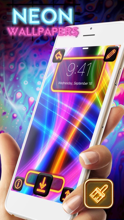 Cool Neon Wallpapers – Glowing and Sparkling Background.s for Retina Home Screen Free