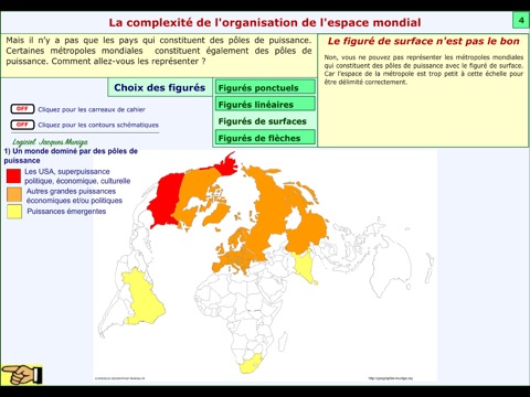 Croquis de géographie : La complexité de l’organisation de l’espace mondial screenshot 3