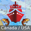 Marine Navigation - Canada - Offline Gps Nautical Charts for Fishing, Sailing and Boating - Bist LLC
