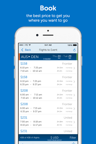 Eventurist -  Discover Events & Find Cheap Flights by FareCompare screenshot 3