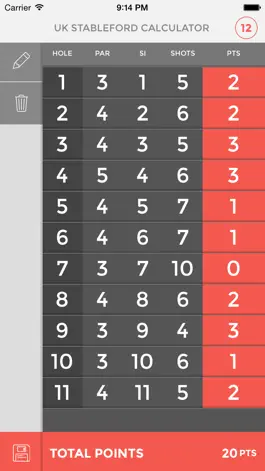 Game screenshot UK Stableford Calculator apk