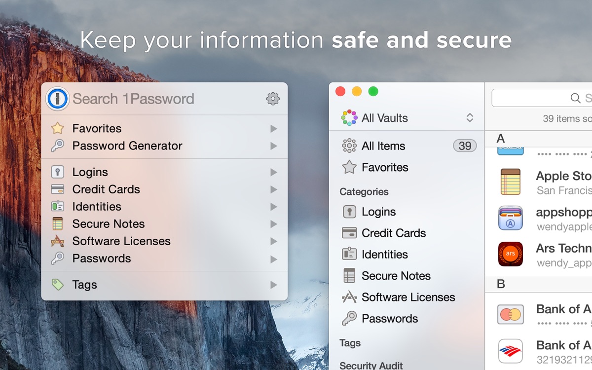 1password 6 3 – Powerful Password Manager