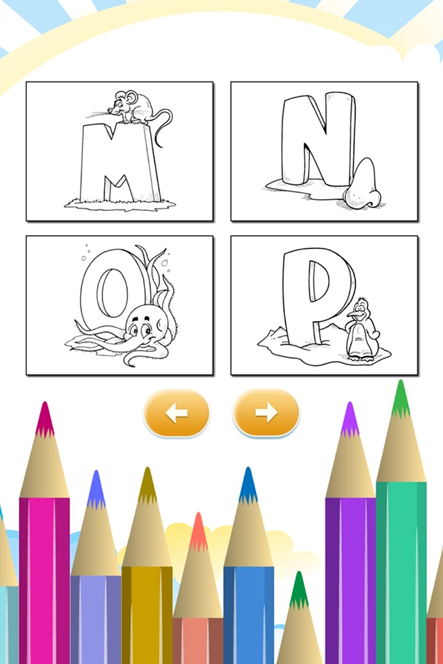 ABC Alphabet Coloring Books for Kindergarten & Preschool screenshot 3