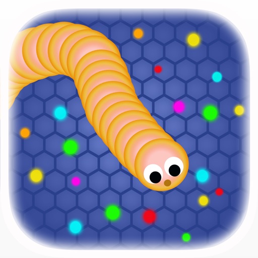 Tiny Slithery Snake - Snake eats dots Clicker "Slither.io Edition" Icon