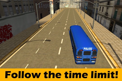 Police Bus Driver 3D: Prison Full screenshot 3