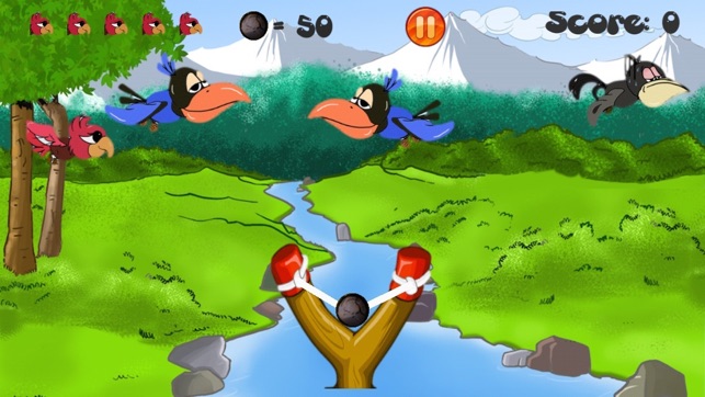 Slingshot Bird Sling Shooter:  A Fly Bubble Birdy Hunter Gam(圖1)-速報App