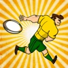 Touch Rugby Revolution: Fun Rugby Football Challenge - Tackle, Pass, Sidestep and Kick to Win!
