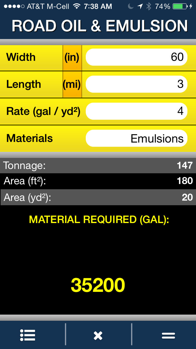 How to cancel & delete Talley Materials Calculator from iphone & ipad 3