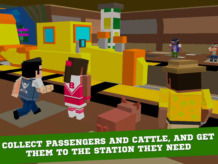 Pixel Subway Train Simulator 3D