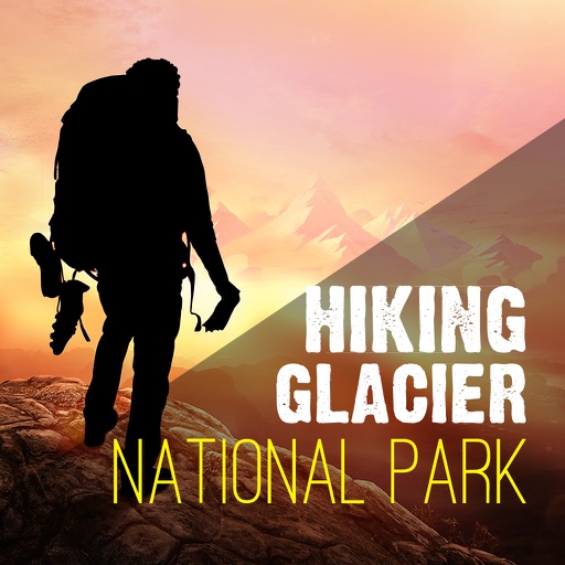 Hiking in Glacier National Park icon