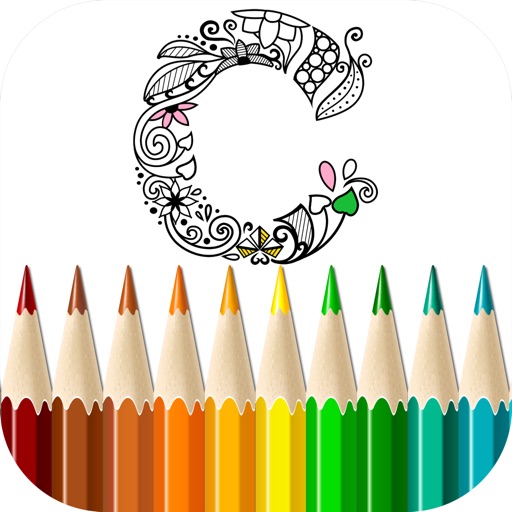 Colour Therapy-Adult Coloring Book For Animals and Garden Bringing Relax Curative Mind and Calmness iOS App