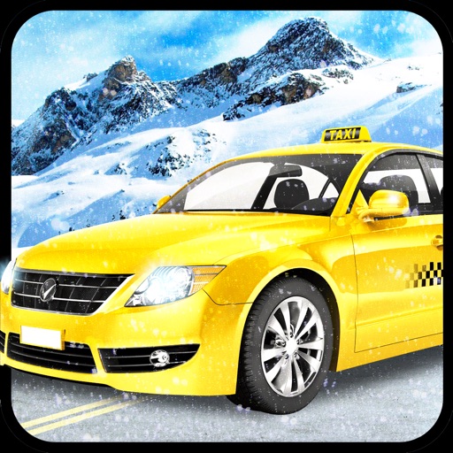 Taxi Driving Simulator 3D: Snow Hill Mountain & Free Mobile Game 2016 Icon